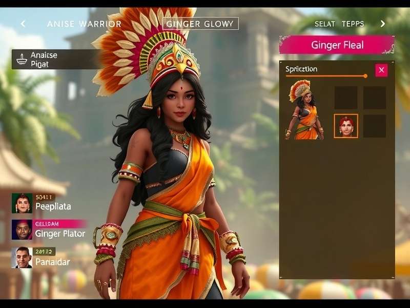 Anise Warrior Ginger Glory Gameplay Screenshot